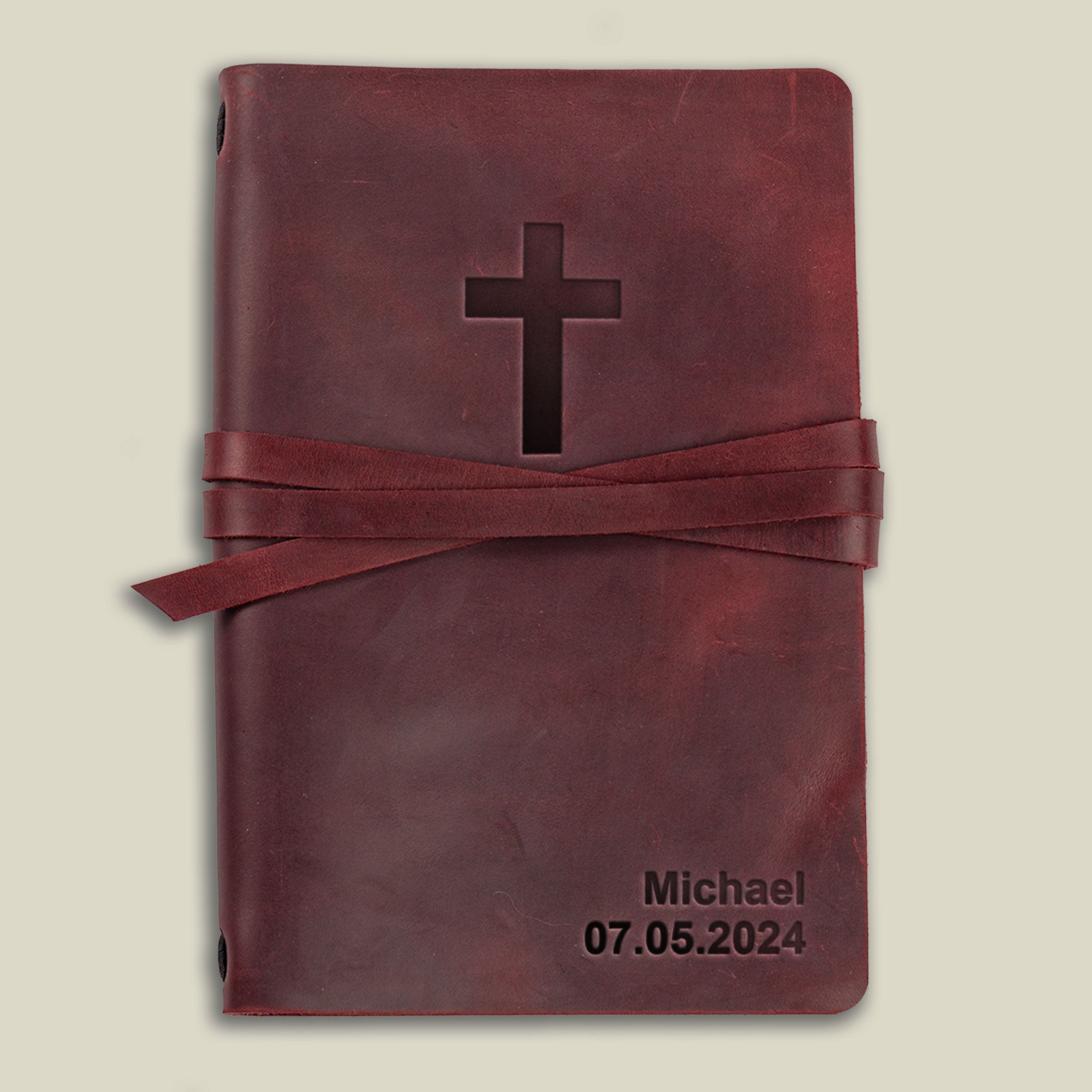 Custom Leather Journal Christian Journal Notebook