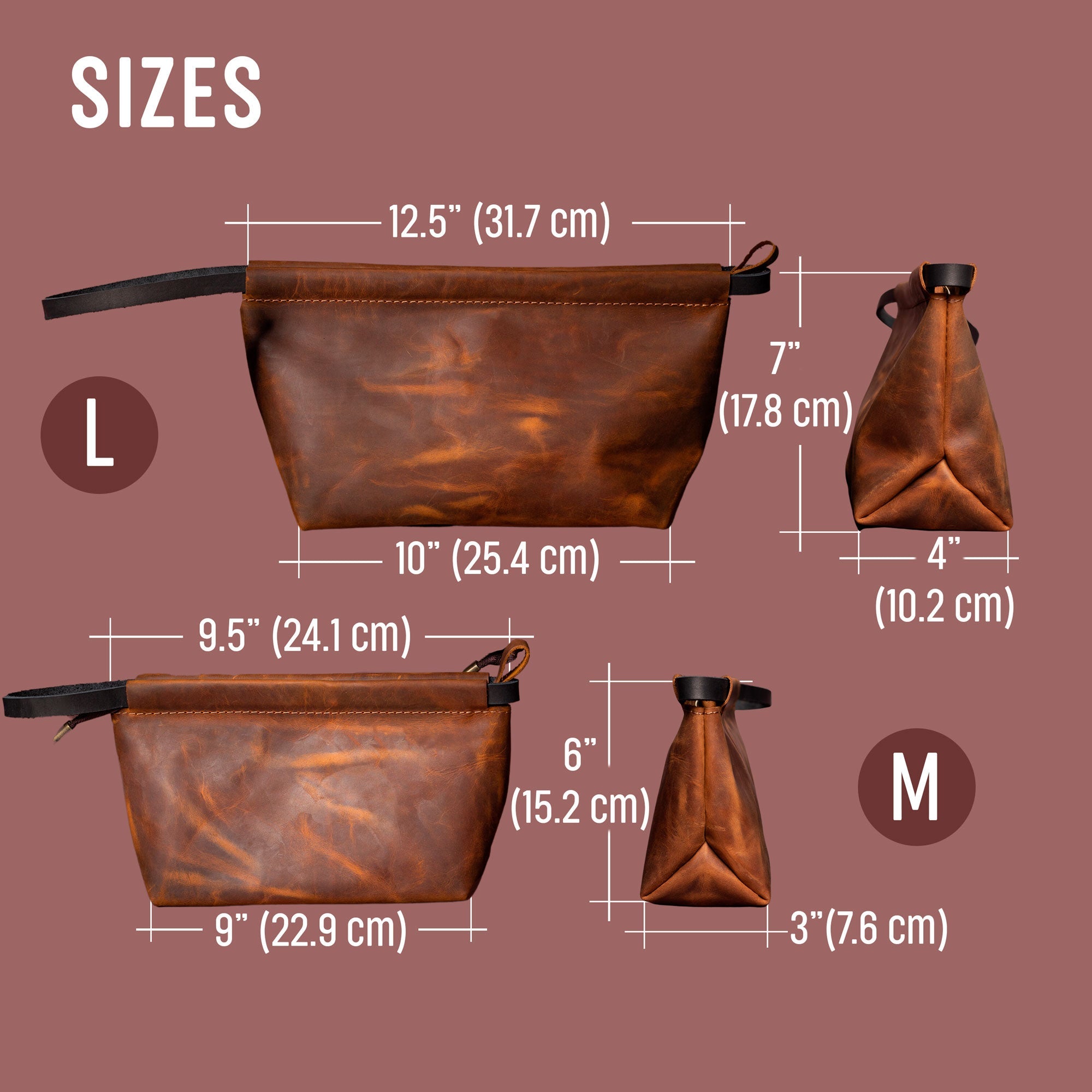 Leather Toiletry Bag