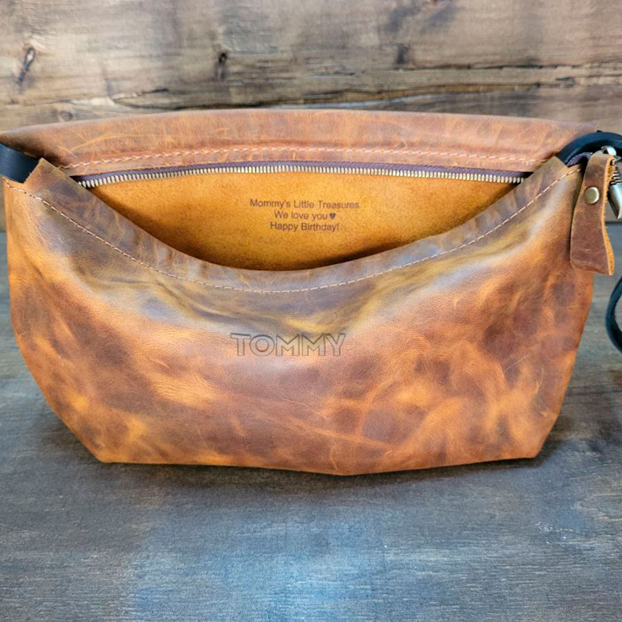 Leather Toiletry Bag