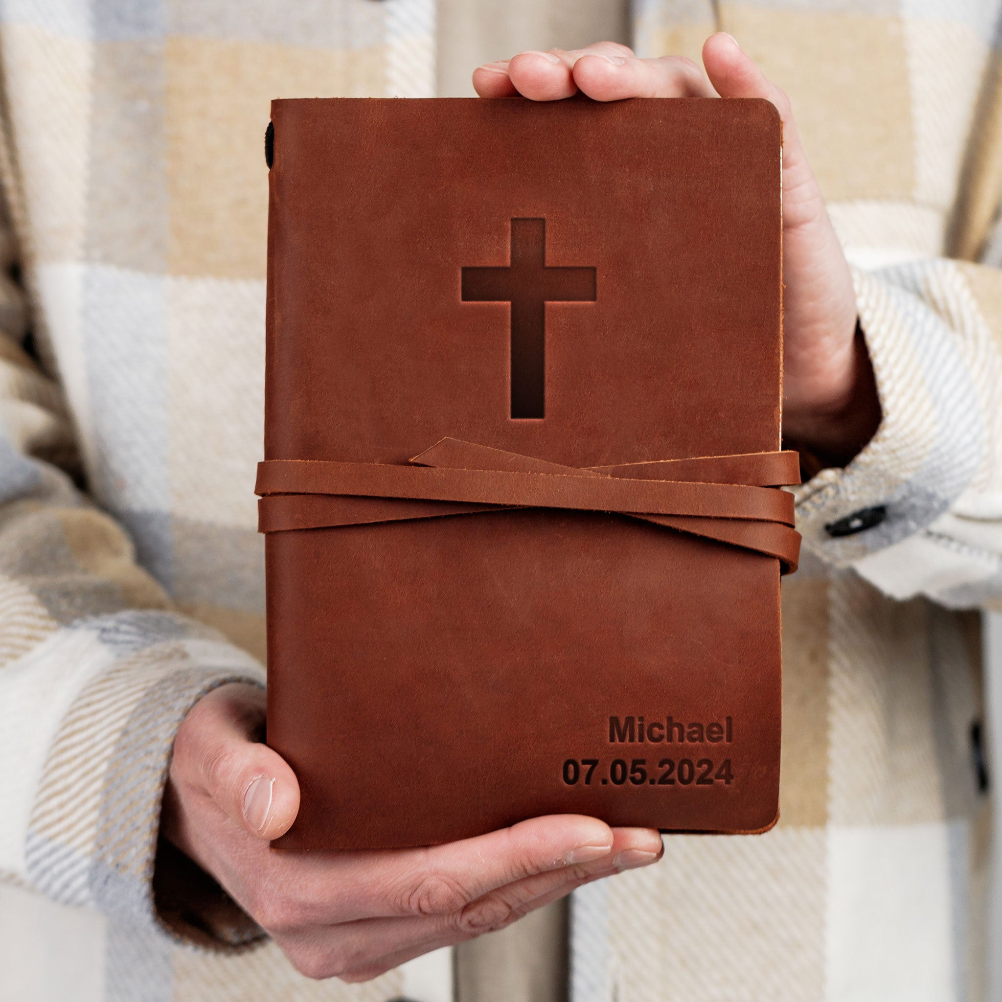 Custom Leather Journal Christian Journal Notebook