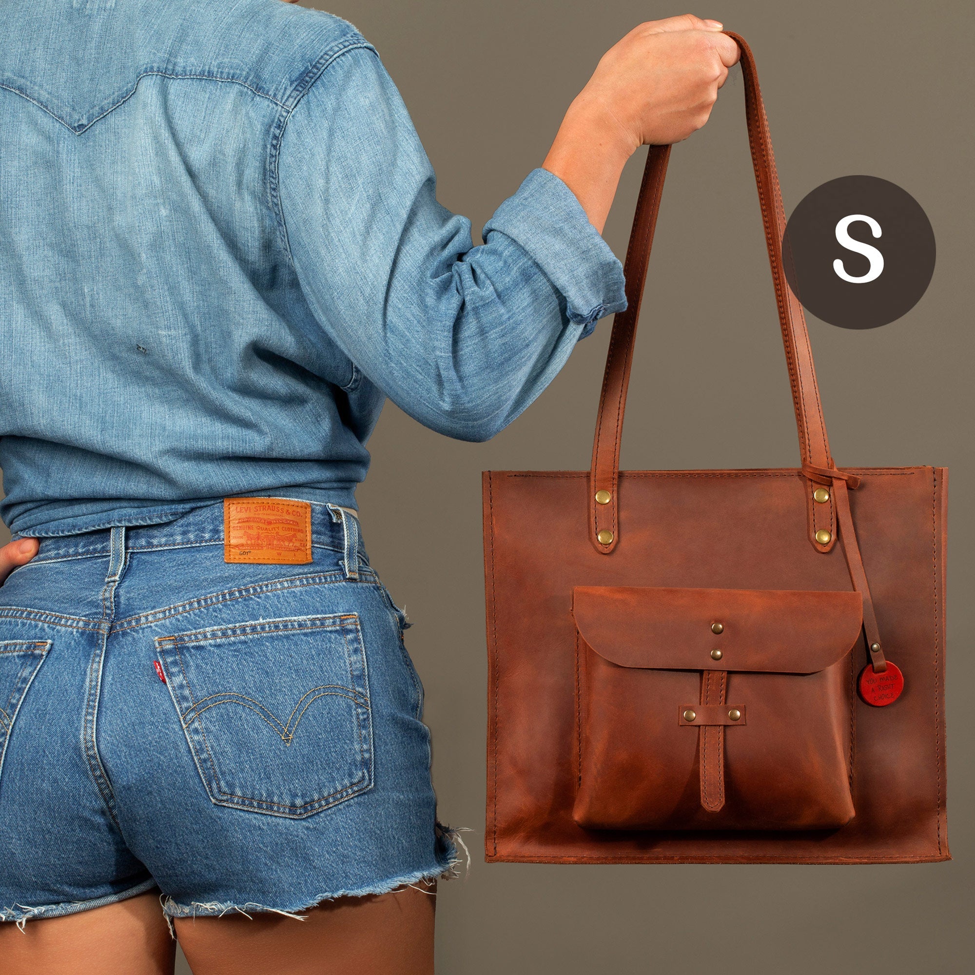 Leather Tote Bag