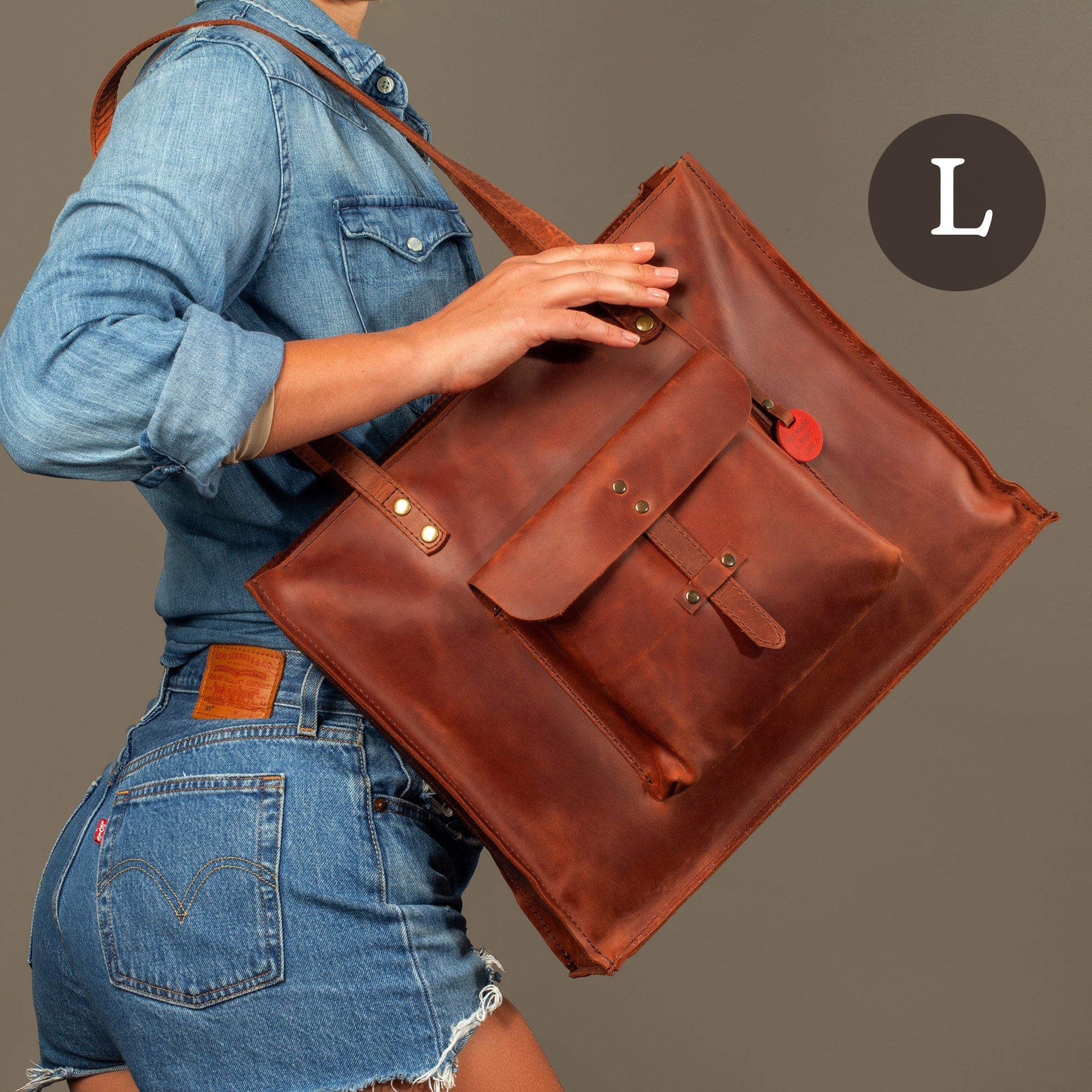 Leather Tote Bag