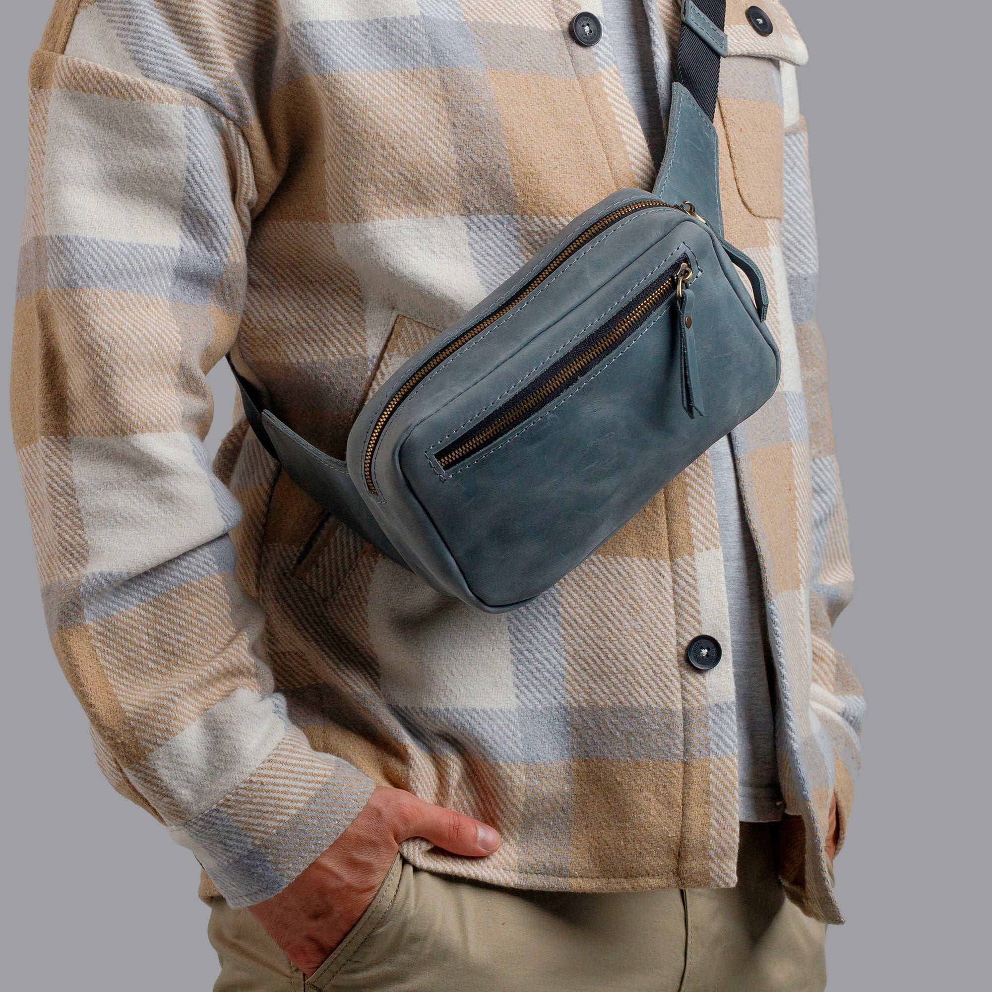 Leather Fanny Pack - Hip Bag