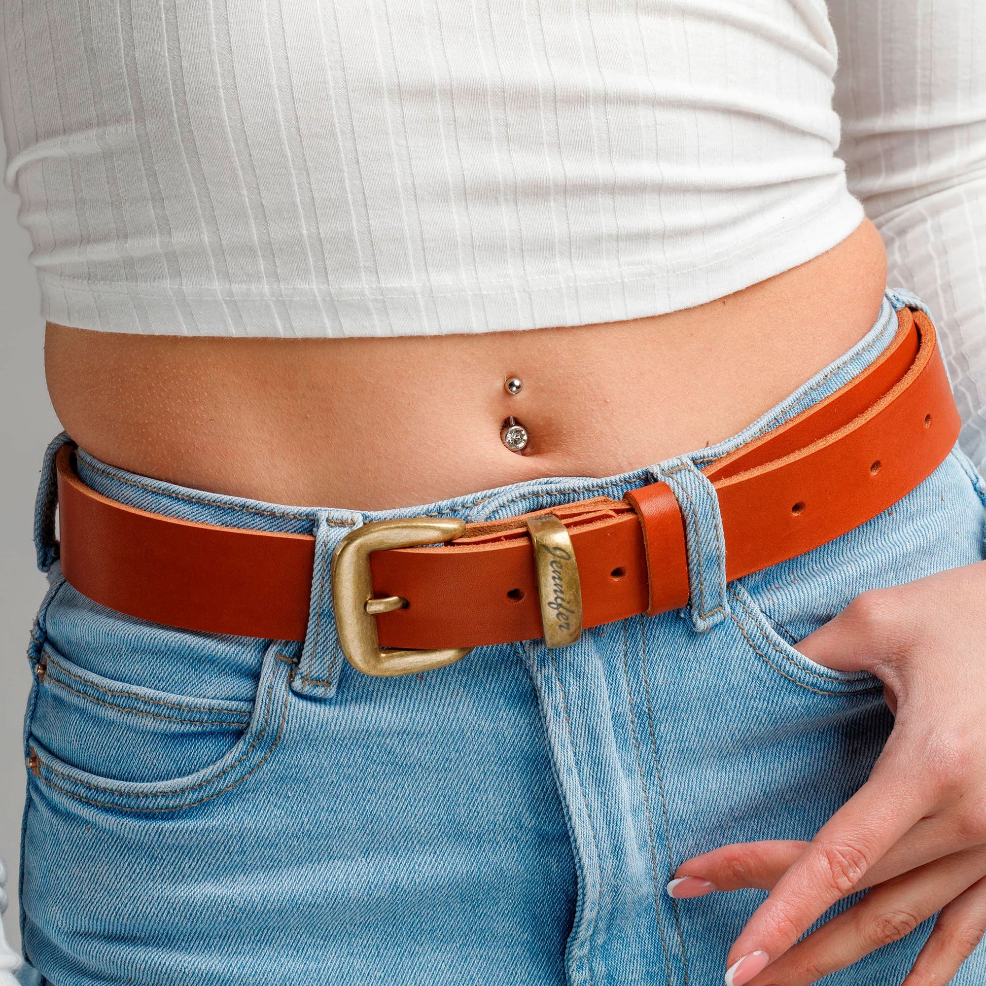 Leather Women Belt