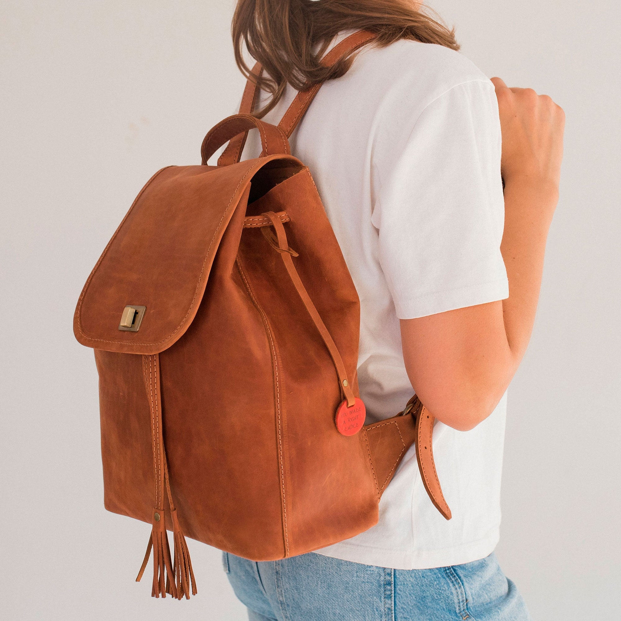 Leather Backpack