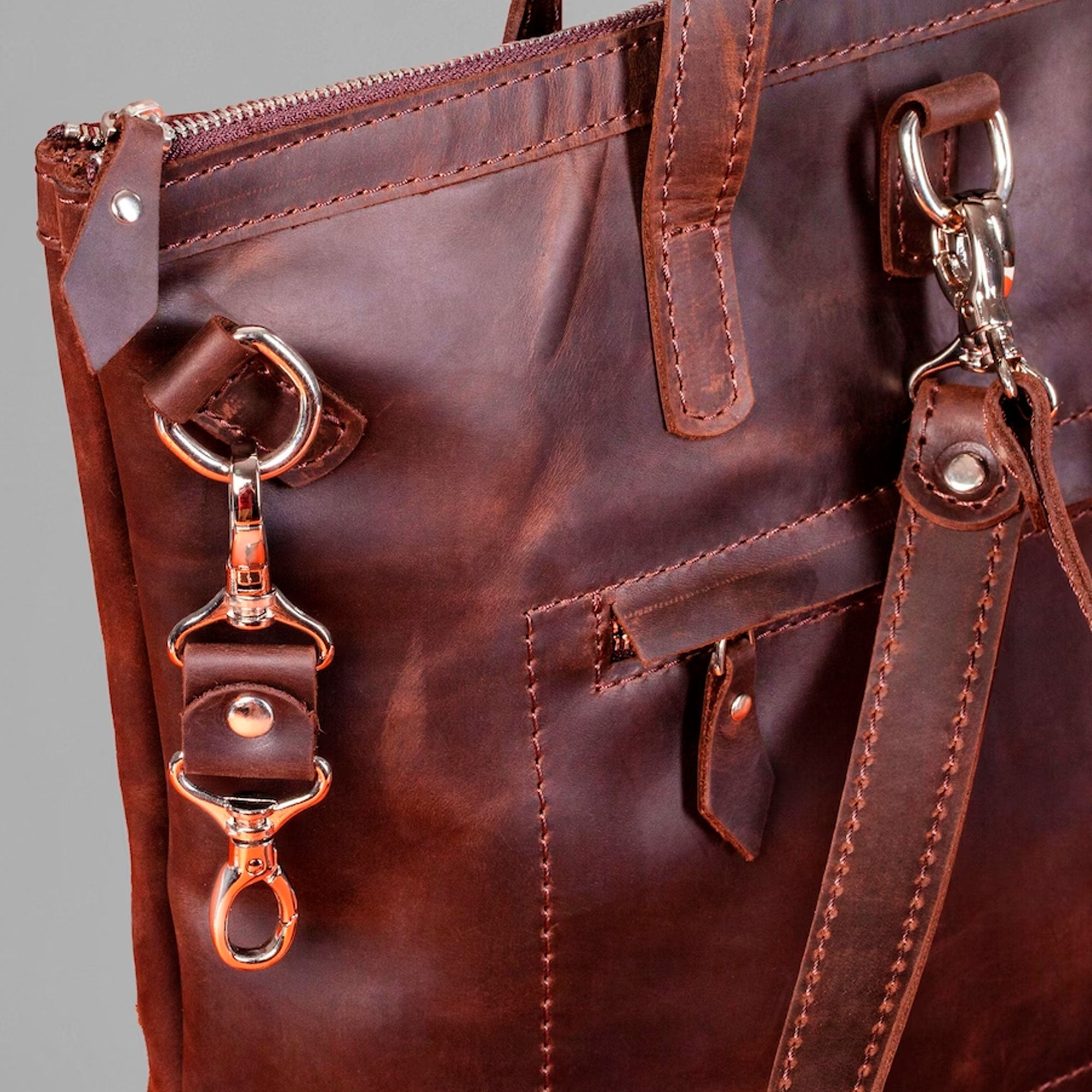 Leather Convertible Backpack